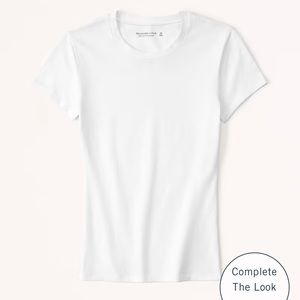 NWT* ABERCROMBIE & FITCH | Essential Tuckable Baby Tee